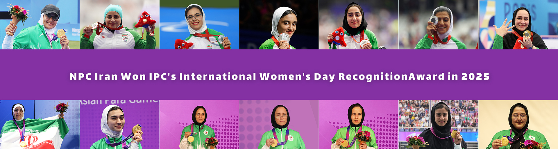Iranian Women&#39;s Gold Medalists at 2022 Para Asian Games and 2024 Paralympics